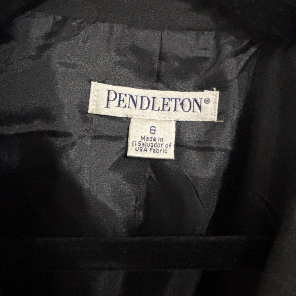 Pendleton Black Two-Piece Suit Set - image 6